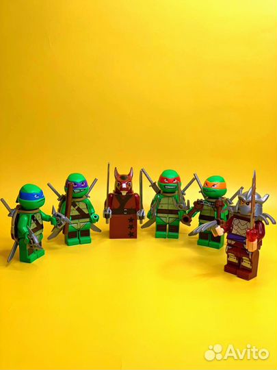 Lego черепашки ниндзя фигурки