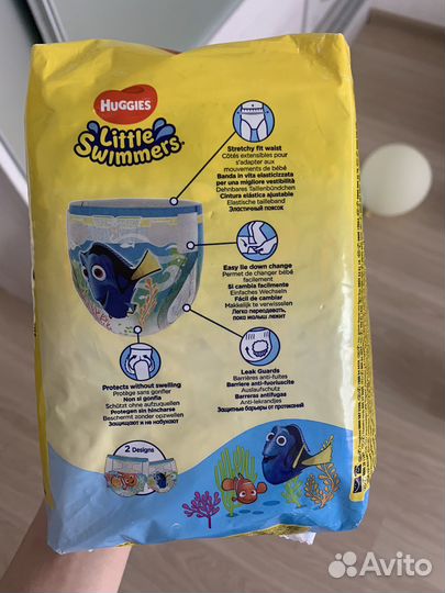 Подгузники Huggies Little Swimmers 2-3
