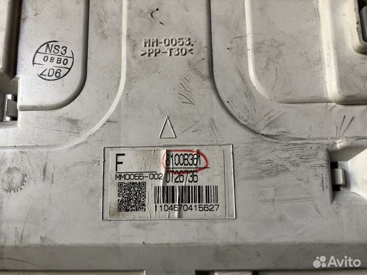 Приборная панель mitsubishi ASX