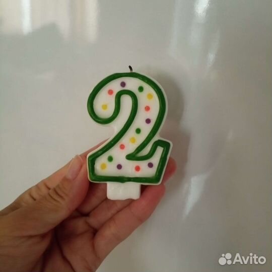 Цифра 2 на день рождения