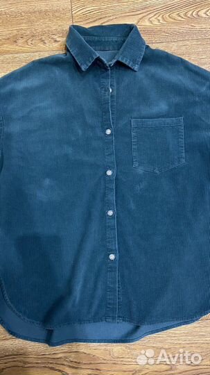 Рубашка женская вельвет Корея xs-l