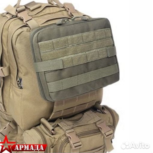 Большой сухарный подсумок олива