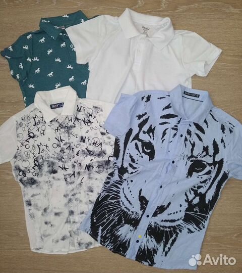 Рубашки для мальчика 128-134