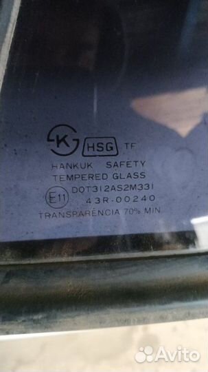 Форточка двери задняя правая Daewoo Nexia