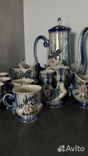 Сервиз кофейный чайный набор новый