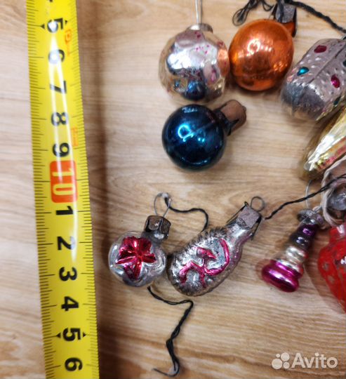 Елочные игрушки (мини) СССР одним лотом