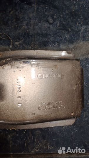 Усилитель бампера skoda yeti, задний