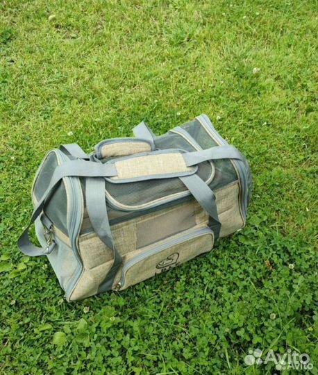 Переноска авио с металлической фурнитурой