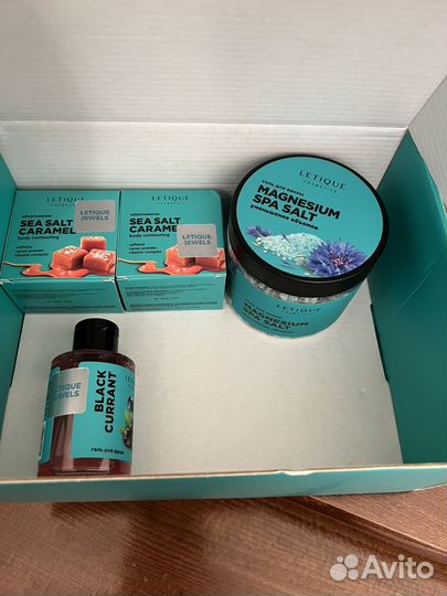 Letique набор, гель соль обертывание