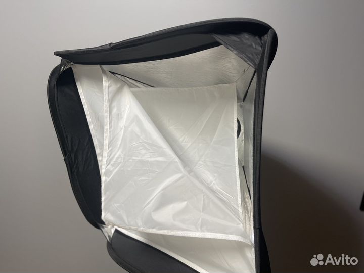 Софтбокс fujimi FJS-60, штатив, сумка, LED yn-300