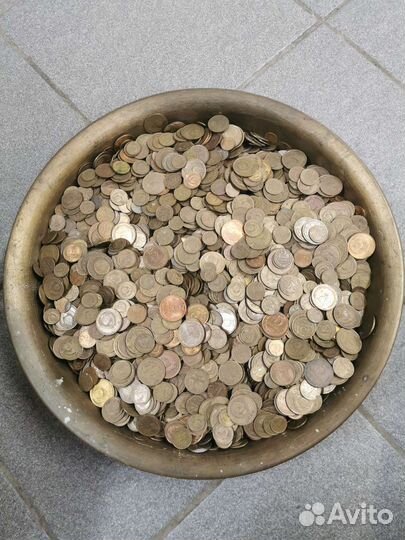 Монеты СССР 1, 2, 3 И 5 Копеек латунь на вес