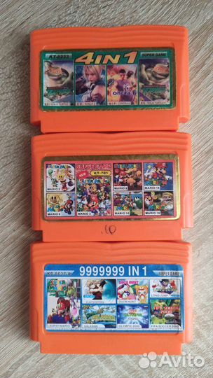 Картриджи на dendy