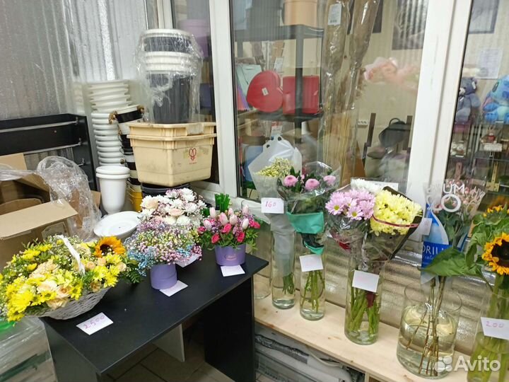 Продам готовый бизнес магазин цветы
