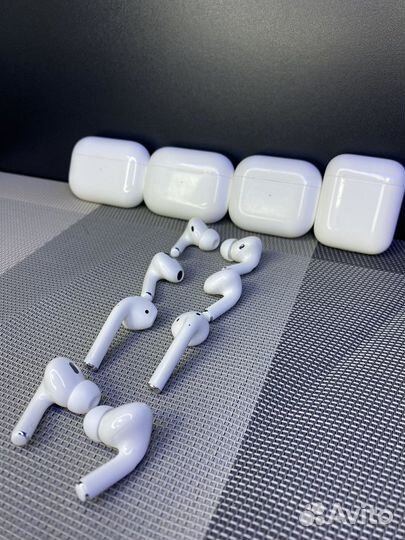 Airpods правый, левый, кейс 2/3/pro оригинал