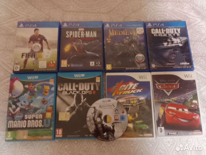 Игры для ps4 и wii, Wii u