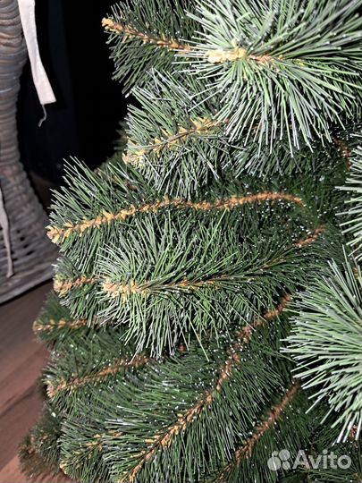 Ель искуственная литая (как настоящая) 1 метр