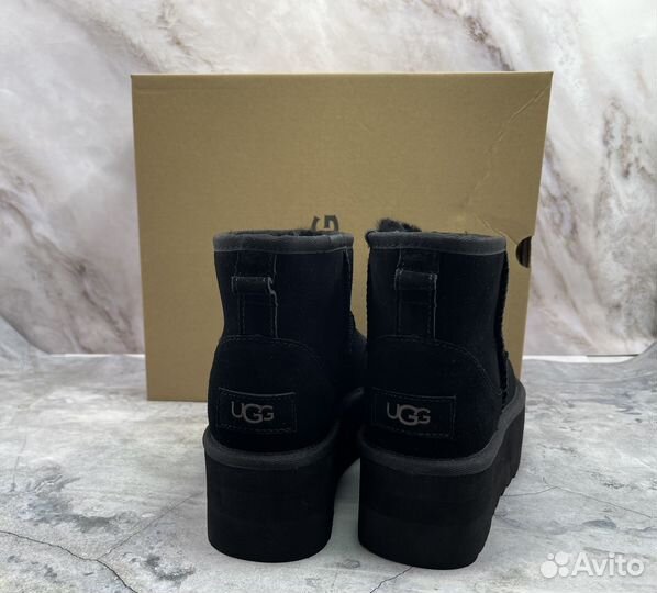 Женские Угги Ugg Classic Mini Platform Black