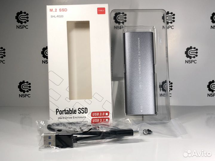 Корпус бокс для SSD M.2 nvme и ngff