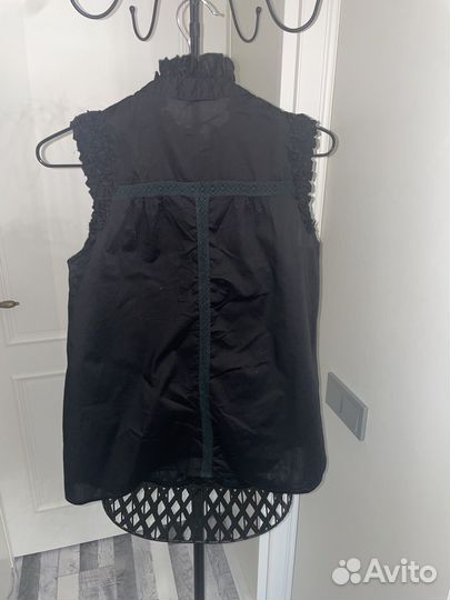 Хлопковый топ с ришелье