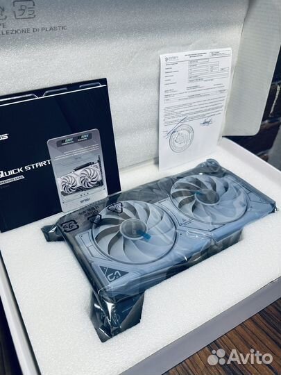 Видеокарта asus GeForce RTX 4060 Dual OC 8G White