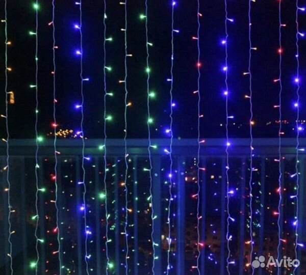 Гирлянда штора