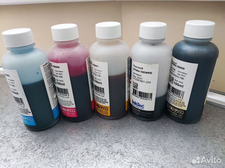 Цветные чернила для принтера