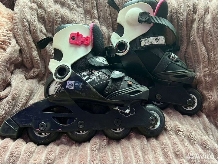 Роликовые коньки детские раздвижные