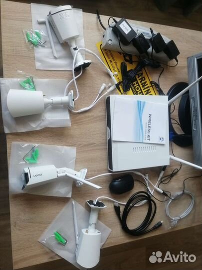 Комплект видеонаблюдения wi fi, 4g