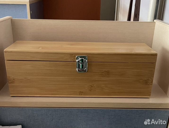 Коробка подарочная деревянная для бутылки