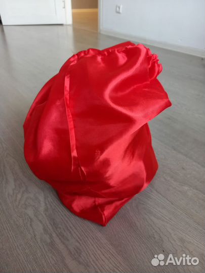 Мешок деда мороза атласный