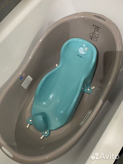 Ванночка с горкой для купания малышей