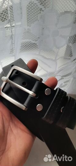 Ремень из натуральной кожи быка. Портмоне