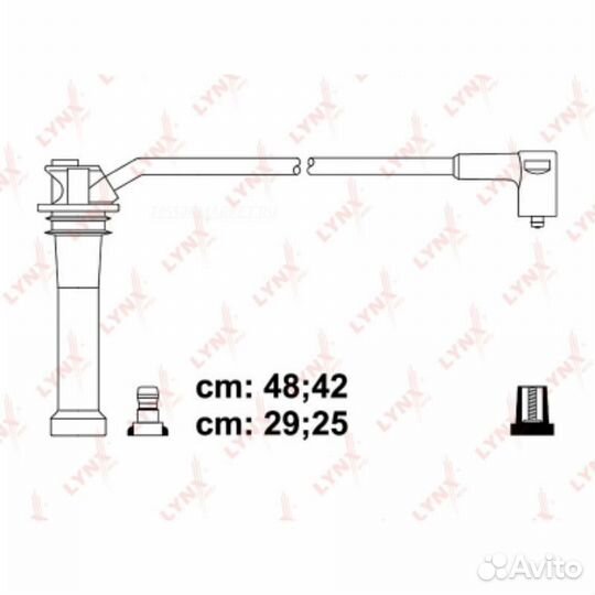 Lynxauto SPC5114 Комплект высоковольтных проводов