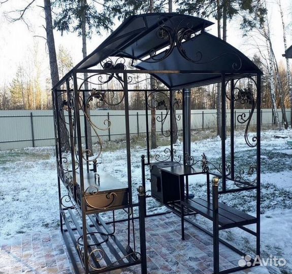 Мангал беседка