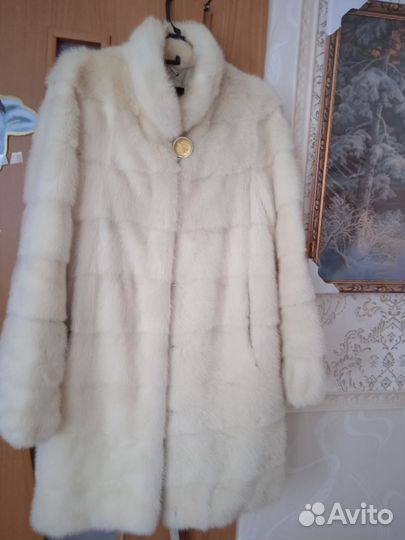 Шуба норковая поперечка 46-48 Италия