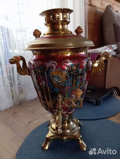 Самовар электрический расписной 3 литра