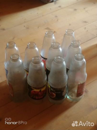 Стеклянная бутылка 1 л