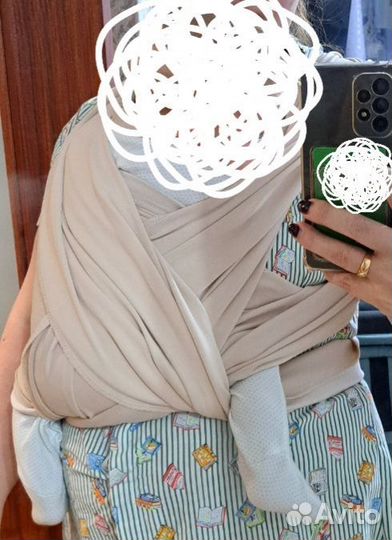 Слинг шарф трикотажный