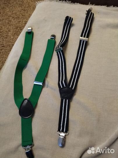 Подтяжки и галстук детские