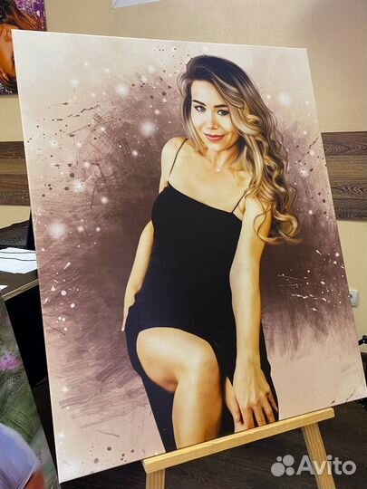 Печать фото на холсте