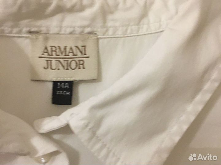Белая рубашка armani