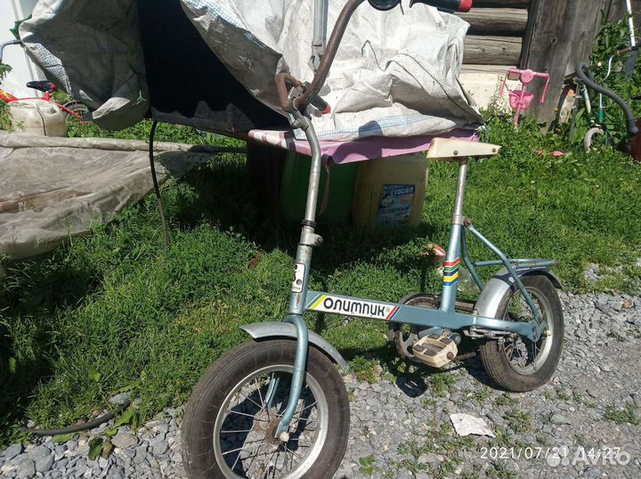 Детский велосипед СССР