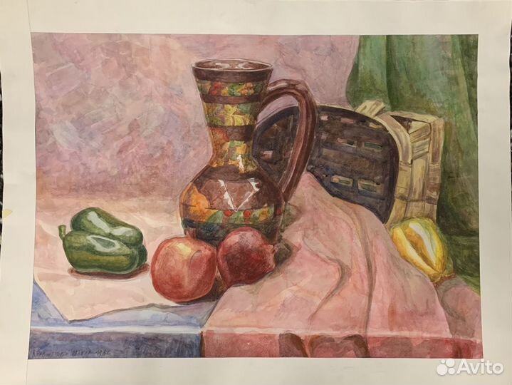 Академическая акварель живопись