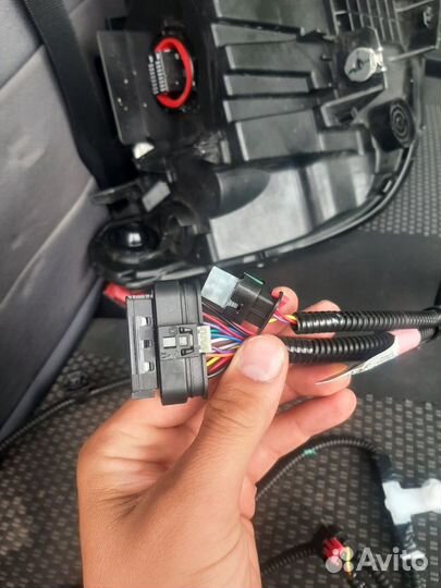 Tesla Model 3 проводка переднего бампера