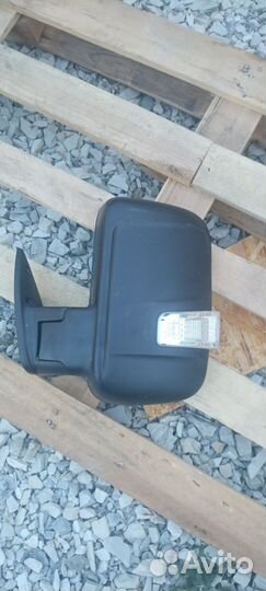 Зеркало боковое с повторителем левое на газель