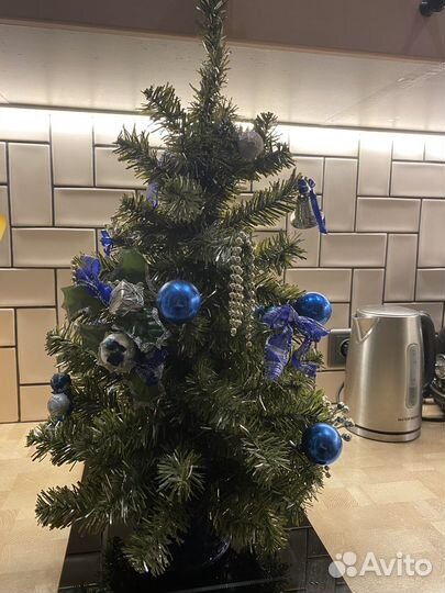 Елка искусственная в горшке 65 см