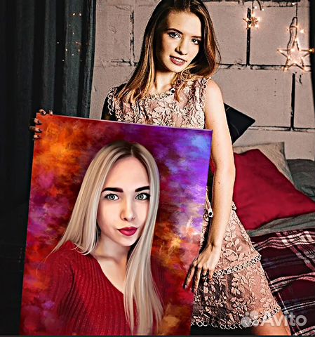 Портрет на холсте 60х80