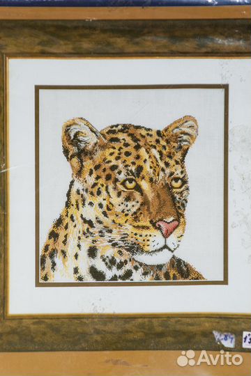 Вышивка (набор для вышивания) Леопард rico design
