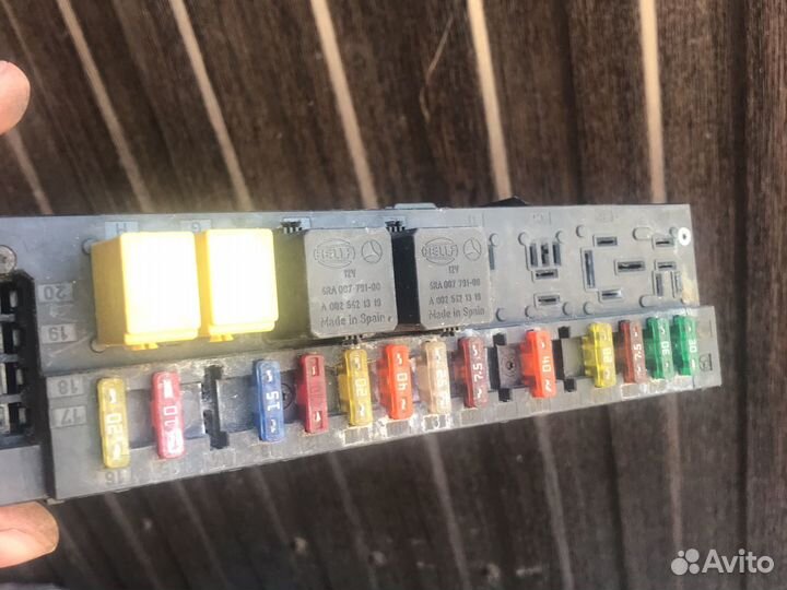 SAM блок задний w211 3.5 m272