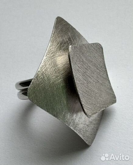 Кольцо/перстень серебро 925 крупное lltaly
